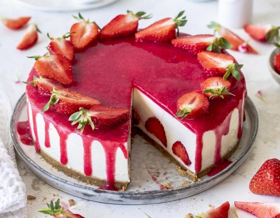 Bánh Mousse Dâu
